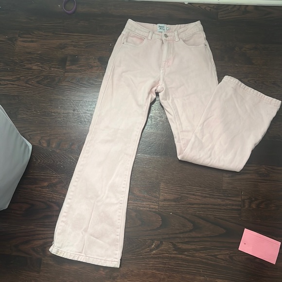 Princess Polly Jeans Light Pink Princess Polly Flare Jeans Poshmark